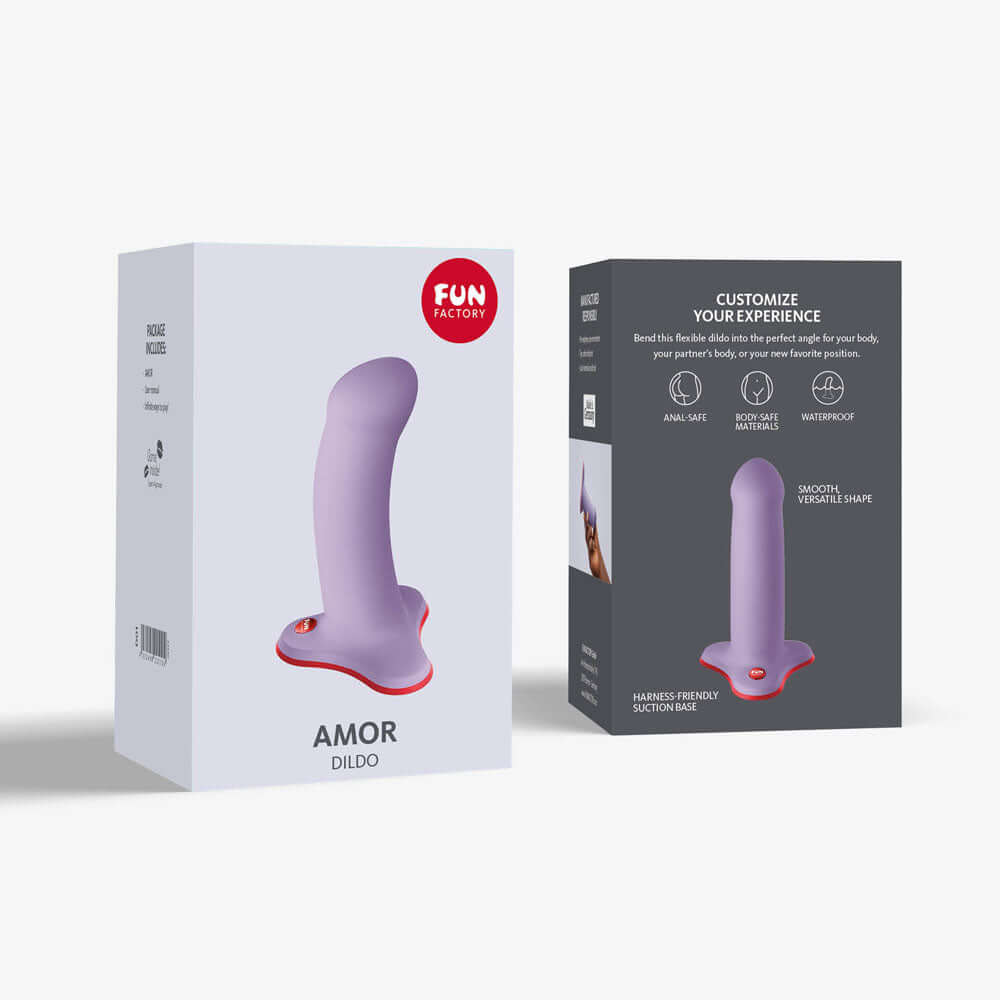 Fun Factory AMOR lavender - Lavender 14.6 cm Dildo